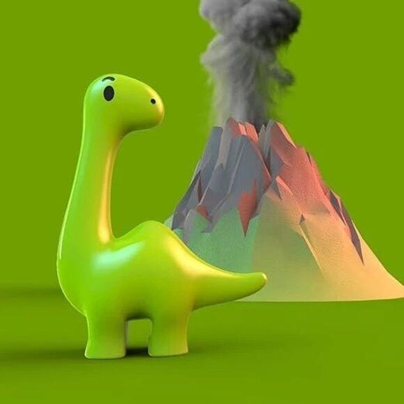 Metalmorphose Dino Dinosaur Keychain in Gift Box - Picture 3 of 4